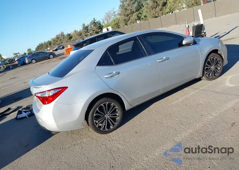 2014 Toyota Corolla S Plus from USA, damaged, VIN 5YFBURHE4EP022078